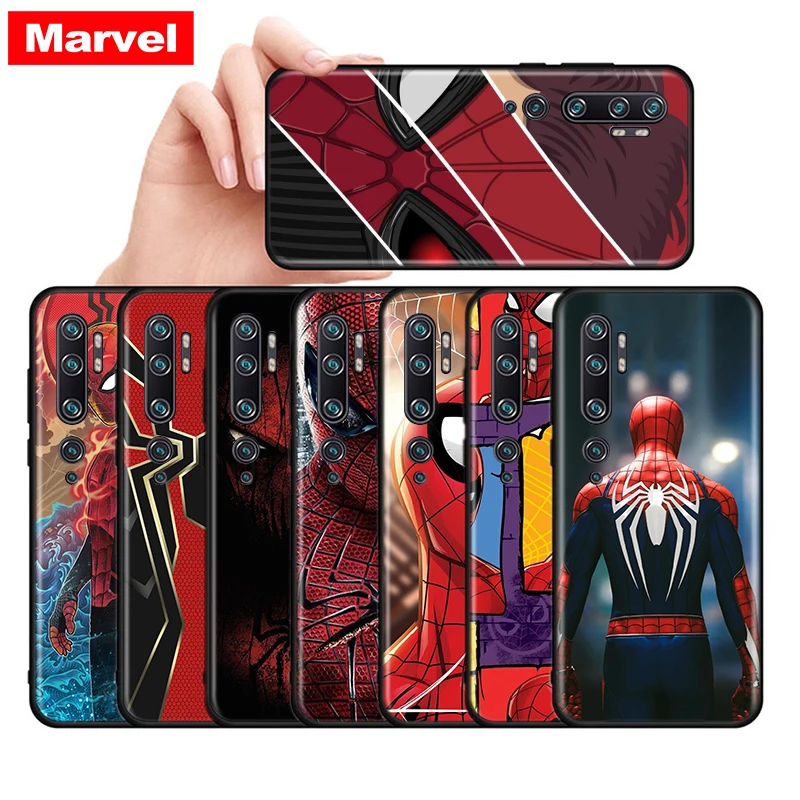 Silicone Black Cover Marvel Spider-Man For Xiaomi Mi 11i 11 10i 10T 10 9 9T 9 8 Note 10 Lite Pro Ultra 5G Phone Case
Silicone Black Cover Marvel Spider-Man For Xiaomi Mi 11i 11 10i 10T 10 9 9T 9 8 Note 10 Lite Pro Ultra 5G Phone Case
