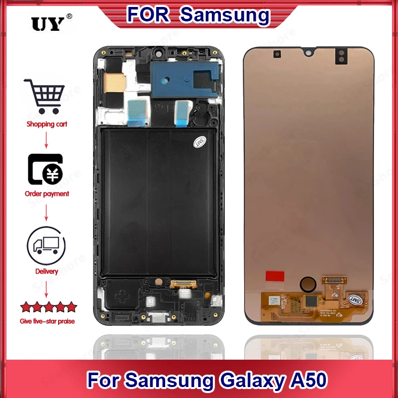 Оригинальный дисплей для Samsung Galaxy A50, дисплей с сенсорным экраном для Samsung A50, ЖК-дисплей с дигитайзером, запасные части для планшетов
Оригинальный дисплей для Samsung Galaxy A50, дисплей с сенсорным экраном для Samsung A50, ЖК-дисплей с дигитайзером, запасные части для планшетов