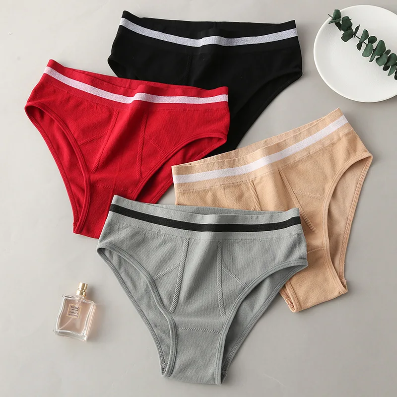 Women Seamless Mid-rise Panties High Elastic Waistband Breathable Briefs Comfortable Cotton Inner Crotch Underwear New
Women Seamless Mid-rise Panties High Elastic Waistband Breathable Briefs Comfortable Cotton Inner Crotch Underwear New