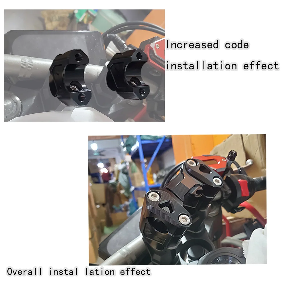 Aluminum Alloy 28mm Handlebar Heightening Riser Bar Clamp Mount for Benelli TRK502 TRK502X 502C 752S BJ500 BJ250 TRK251
Aluminum Alloy 28mm Handlebar Heightening Riser Bar Clamp Mount for Benelli TRK502 TRK502X 502C 752S BJ500 BJ250 TRK251