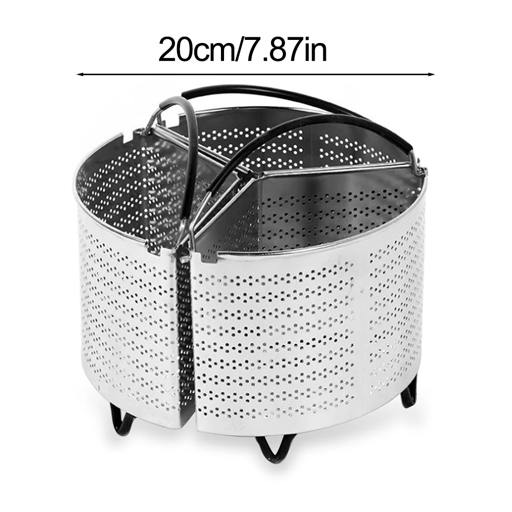 3pcs Divided Steamer Basket For 6 Qt Pressure CookerCompatible With Pot Accessories Strainer Insert Can Cook 3-in-1
3pcs Divided Steamer Basket For 6 Qt Pressure CookerCompatible With Pot Accessories Strainer Insert Can Cook 3-in-1
