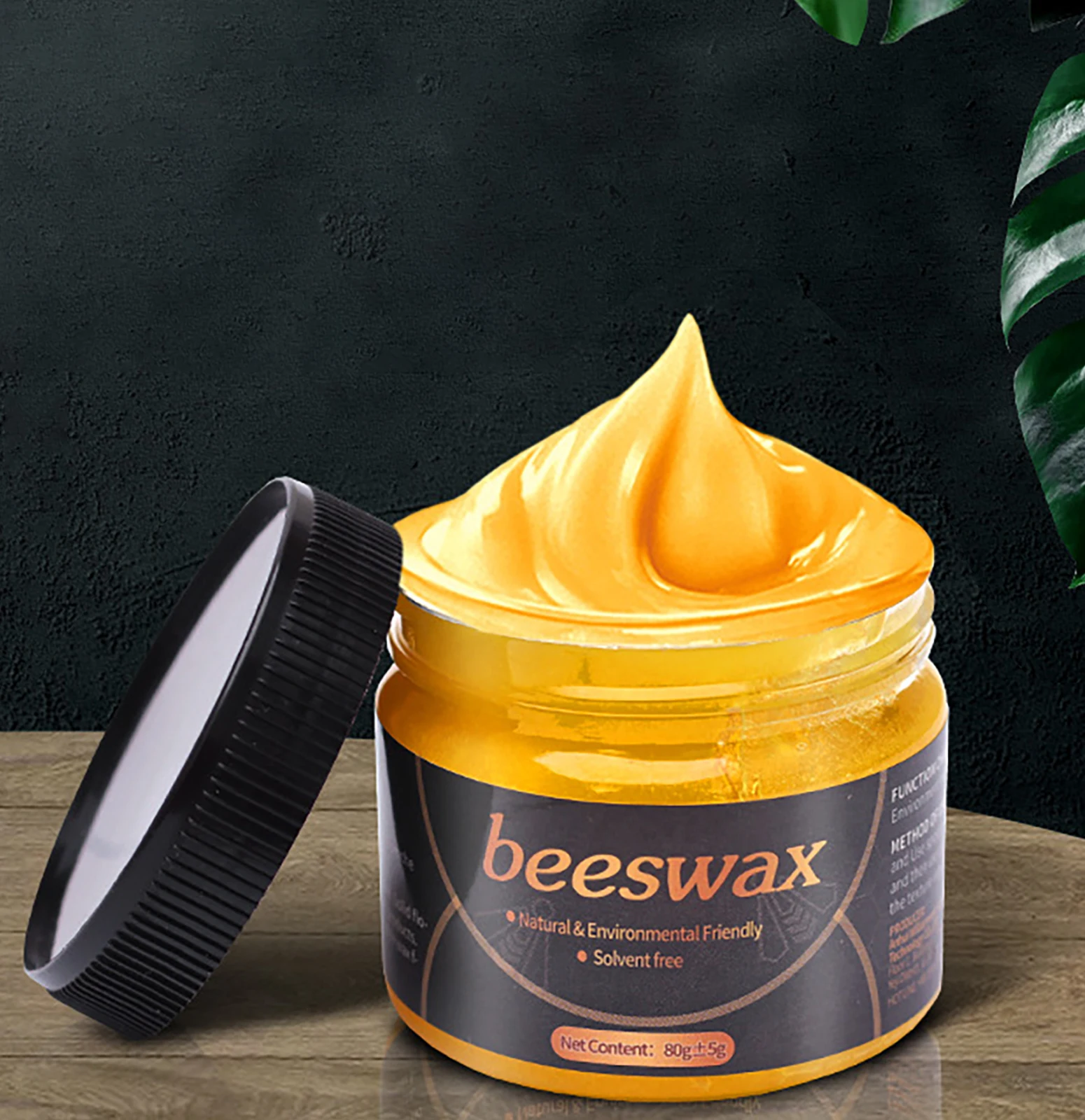 80g Solid Organic Natural Pure Bee-wax Wood Wax Polisher Waterproof Furniture Care Maintenance Beeswax For Household Sponge Set
80g Solid Organic Natural Pure Bee-wax Wood Wax Polisher Waterproof Furniture Care Maintenance Beeswax For Household Sponge Set