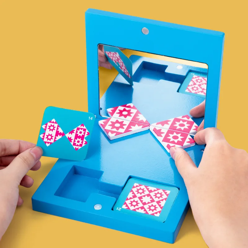 Montessori Mirror Game Toys Wooden Puzzle for Children Kids Education Sensory Toys Kindergarten Learning Didactic Gifts
Montessori Mirror Game Toys Wooden Puzzle for Children Kids Education Sensory Toys Kindergarten Learning Didactic Gifts
