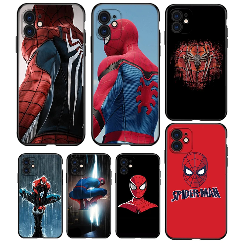 Spider-Man Super Hero For Apple iPhone 13 12 11 mini 8 7 6S 6 XS XR X 5 5S SE 2020 Pro Max Plus Black Soft Phone Case
Spider-Man Super Hero For Apple iPhone 13 12 11 mini 8 7 6S 6 XS XR X 5 5S SE 2020 Pro Max Plus Black Soft Phone Case