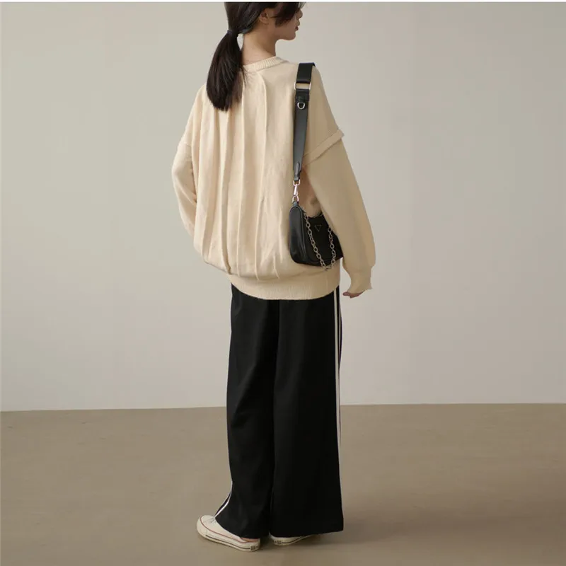 YourSeason Winter New Pleated Design Ladies Sweaters 2021 Knitted Women Casual Pullover Loose Tops All Matching 3 Colors
YourSeason Winter New Pleated Design Ladies Sweaters 2021 Knitted Women Casual Pullover Loose Tops All Matching 3 Colors