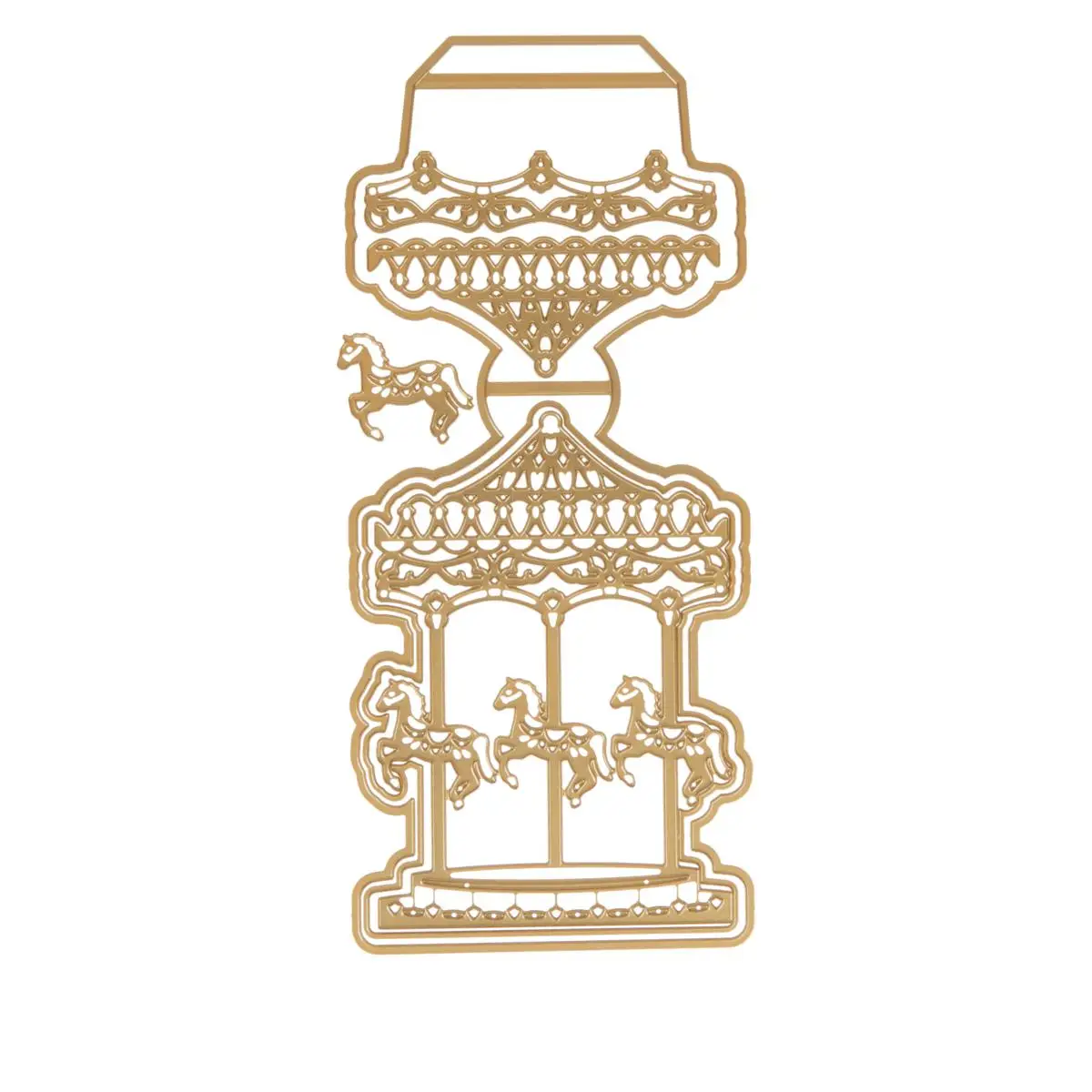 Carousel Easel Metal Cutting Dies for DIY Scrapbooking Crafts Dies Cut Stencils Maker Photo Album Template Handmade Decoration
Carousel Easel Metal Cutting Dies for DIY Scrapbooking Crafts Dies Cut Stencils Maker Photo Album Template Handmade Decoration