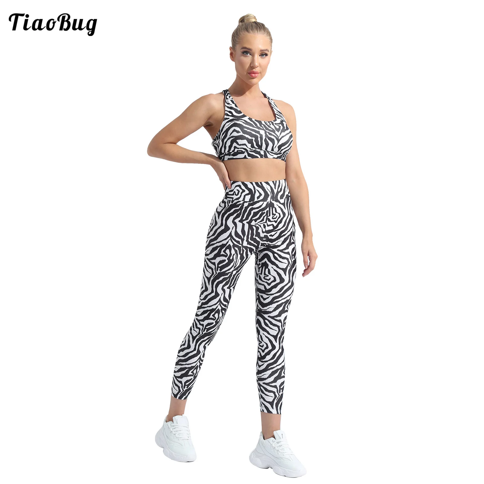 Fashion Women 2Pcs Yoga Sport Suit U Neck Spaghetti Straps Criss Cross At Rear Removable Pads Bra Top Pants Sets For Gym Pilates
Fashion Women 2Pcs Yoga Sport Suit U Neck Spaghetti Straps Criss Cross At Rear Removable Pads Bra Top Pants Sets For Gym Pilates