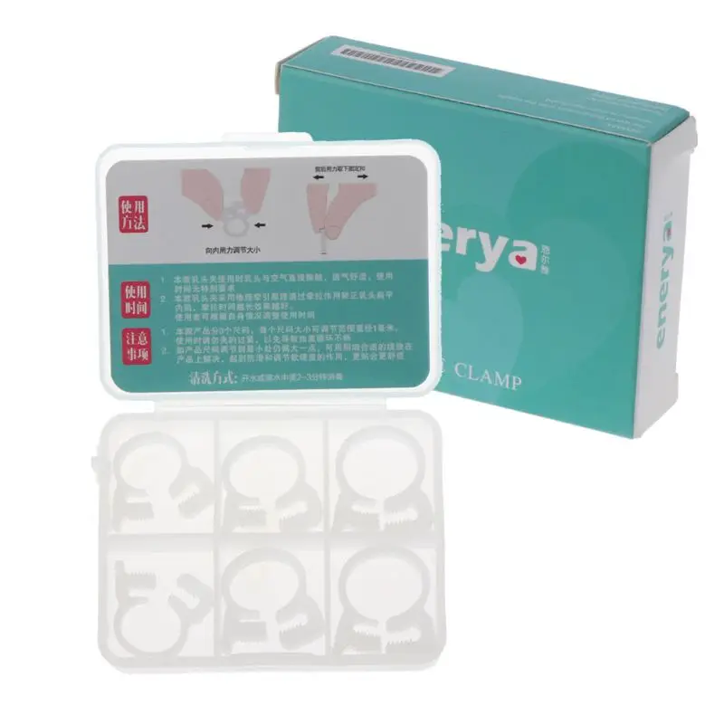 3 Pair/Box Flat Inverted Nipple Correction Clip Corrector Shaper Nipples Fixed Clamps Breast Pump Accessories 19QF
3 Pair/Box Flat Inverted Nipple Correction Clip Corrector Shaper Nipples Fixed Clamps Breast Pump Accessories 19QF