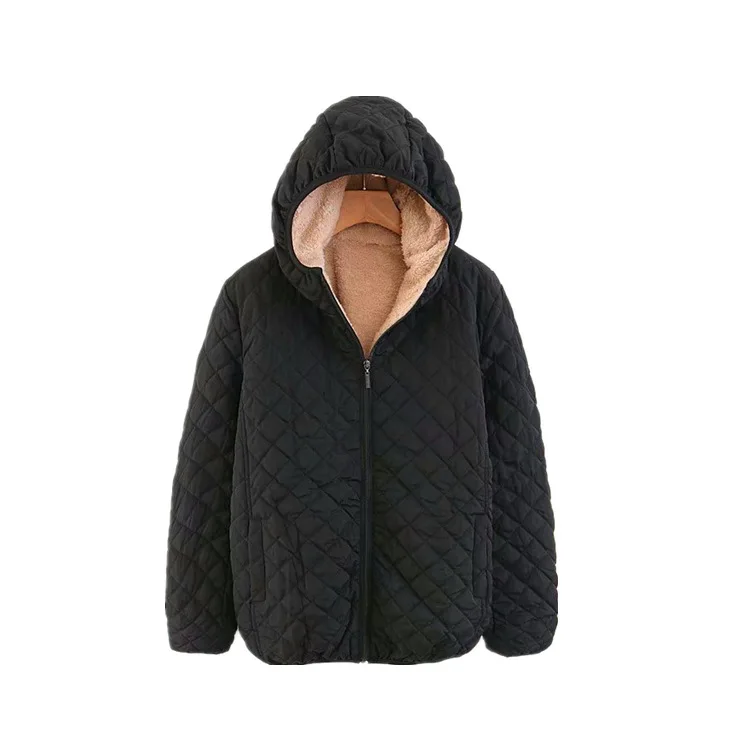 Autumn 2020 New Parkas basic jackets Female Women Winter plus velvet lamb hooded Coats Cotton Winter Jacket Womens Outwear coat
Autumn 2020 New Parkas basic jackets Female Women Winter plus velvet lamb hooded Coats Cotton Winter Jacket Womens Outwear coat