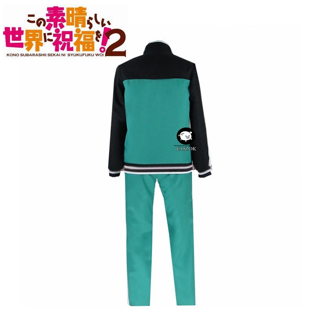 Anime Kono Subarashii Sekai ni Shukufuku o! KonoSuba Kazuma Satou Cosplay Costume Top+Pant+Coat
Anime Kono Subarashii Sekai ni Shukufuku o! KonoSuba Kazuma Satou Cosplay Costume Top+Pant+Coat