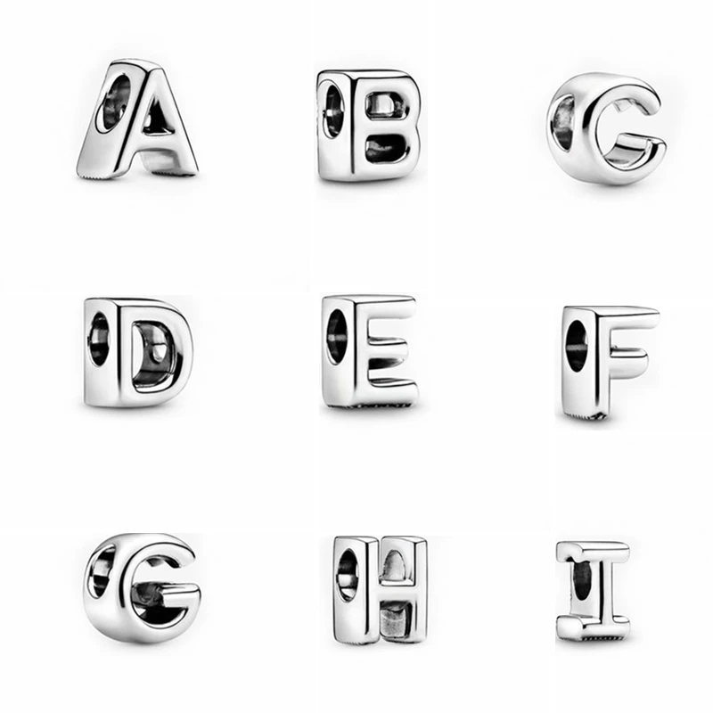 Jewelry For Women Plata De Ley 925 Bangle Fit Original Pandora DIY Feminino Charms Letter Bead Sterling Silver Bracelets Beadeds 
Jewelry For Women Plata De Ley 925 Bangle Fit Original Pandora DIY Feminino Charms Letter Bead Sterling Silver Bracelets Beadeds