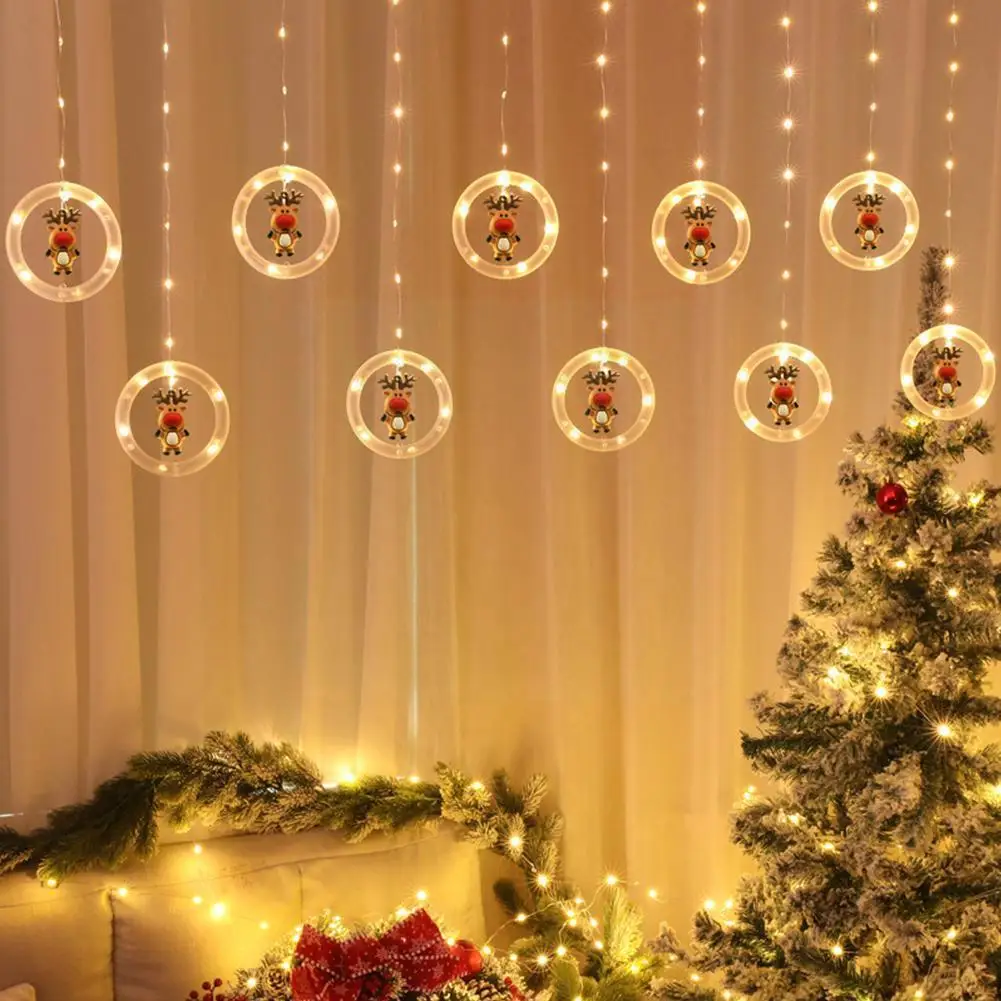 Рождественское украшение, гирлянда для украшения комнаты, декоративные аксессуары для украшения Санта Клауса, Новогодняя гирлянда C4w7
Рождественское украшение, гирлянда для украшения комнаты, декоративные аксессуары для украшения Санта Клауса, Новогодняя гирлянда C4w7