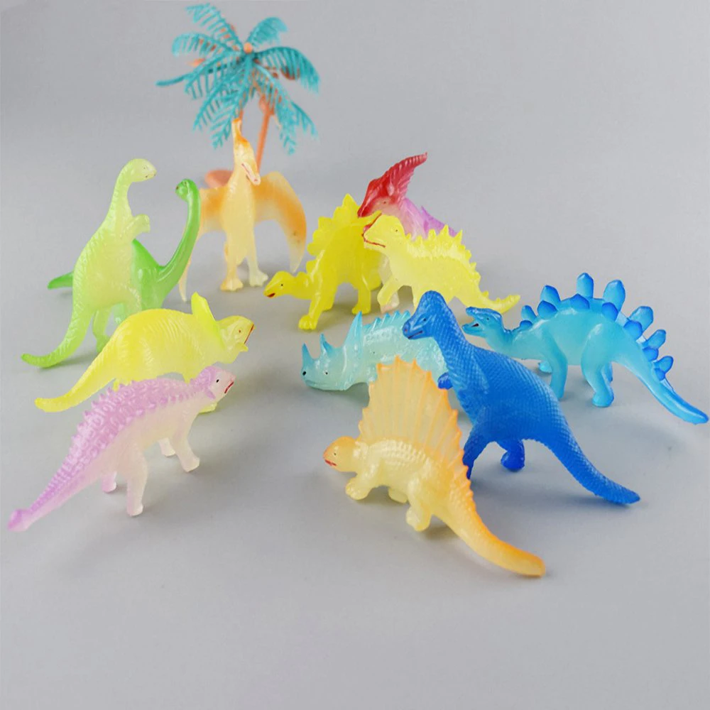 12Pcs Children Vinyl Luminous Dinosaur Toys Model Set Glow In The Dark Fluorescent Kids Toys Animal Model Birthday Gift Favor
12Pcs Children Vinyl Luminous Dinosaur Toys Model Set Glow In The Dark Fluorescent Kids Toys Animal Model Birthday Gift Favor