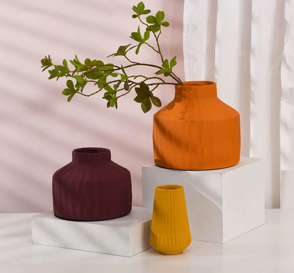 Nordic Vases for Flowers Ceramics Vase Minimalist Abstract Solid Color Flowerpot Floral Arrangement Home Decoration Accessories
Nordic Vases for Flowers Ceramics Vase Minimalist Abstract Solid Color Flowerpot Floral Arrangement Home Decoration Accessories
