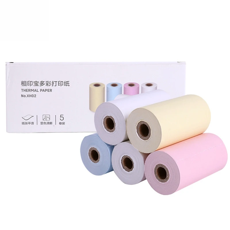 57*30 5 Rolls Of Meow Machine Paper Color Thermal Printing Paper Colorful Photo Paper
57*30 5 Rolls Of Meow Machine Paper Color Thermal Printing Paper Colorful Photo Paper