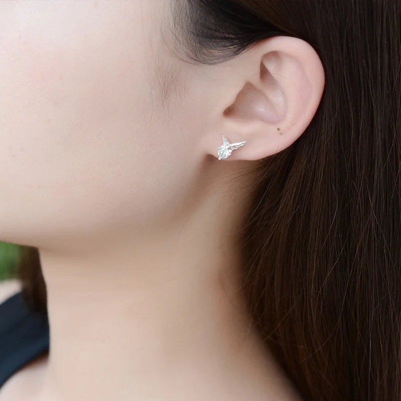 AAA Cubic Zirconia 925 Sterling Silver Angle Wings Stud Earrings
AAA Cubic Zirconia 925 Sterling Silver Angle Wings Stud Earrings