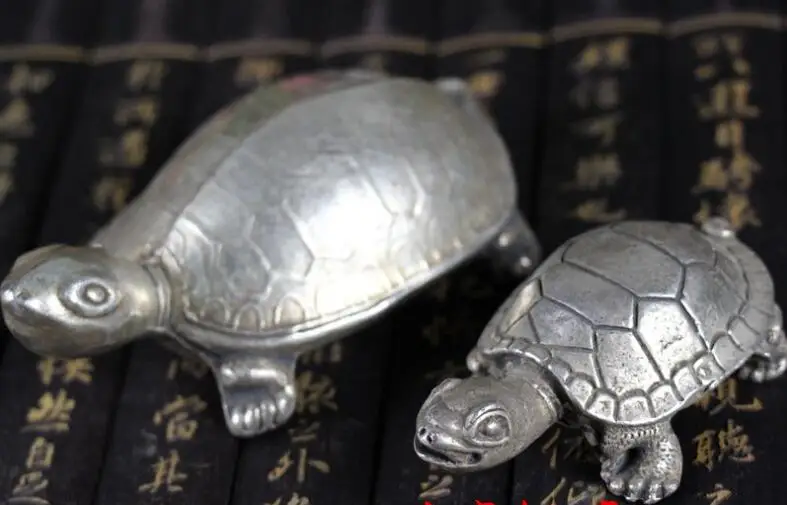 The Little Turtle Silver s antique small silver turtle Home Furnishing lucky turtle longevity
The Little Turtle Silver s antique small silver turtle Home Furnishing lucky turtle longevity