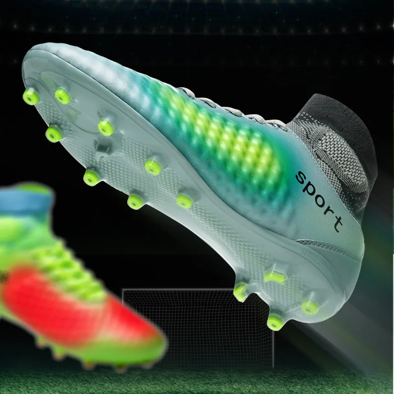 LION SCREAM Football Boots Men High Ankle Superfly Soccer Shoes FG Profrssional Outdoor Men's And Kids Training Sock Cleats
LION SCREAM Football Boots Men High Ankle Superfly Soccer Shoes FG Profrssional Outdoor Men's And Kids Training Sock Cleats