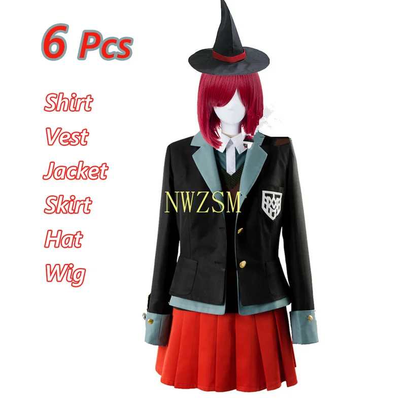 Новинка, костюм Yumeno Himiko из «Danganronpa 3» для косплея, униформа школьницы, женская одежда, костюм с юбкой на Хэллоуин, куртка, рубашка, жилет, шляпа...
Новинка, костюм Yumeno Himiko из «Danganronpa 3» для косплея, униформа школьницы, женская одежда, костюм с юбкой на Хэллоуин, куртка, рубашка, жилет, шляпа...