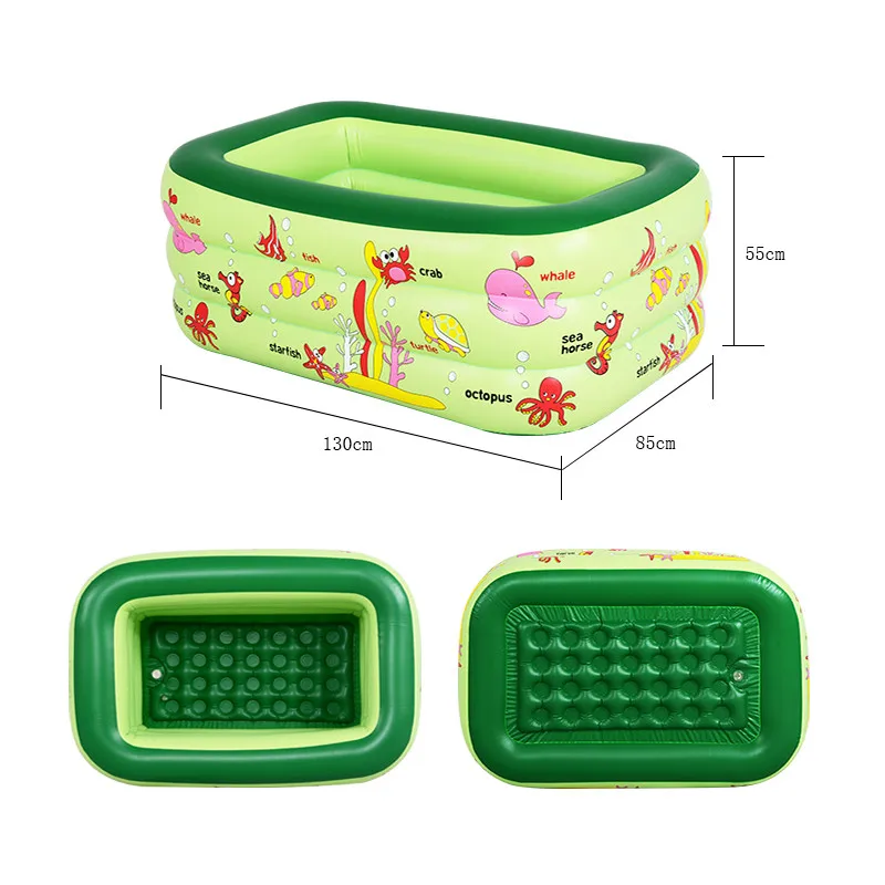 Paddling Pools For Kids Small, 130 X 85 X 55cm Inflatable Rectangular Kids Pool Baby Bath Toys Spray Water Shower Beach Toys
Paddling Pools For Kids Small, 130 X 85 X 55cm Inflatable Rectangular Kids Pool Baby Bath Toys Spray Water Shower Beach Toys