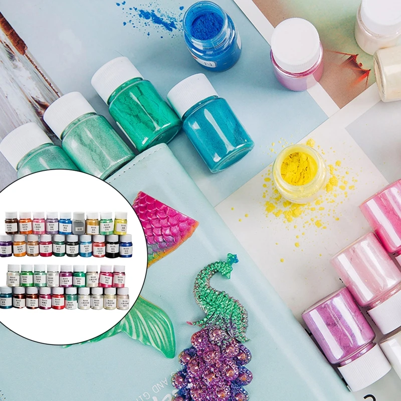 1 Set Cosmetic Grade Pearlescent Mica Powder Epoxy Resin Dye Pearl Pigment DIY N0HE
1 Set Cosmetic Grade Pearlescent Mica Powder Epoxy Resin Dye Pearl Pigment DIY N0HE