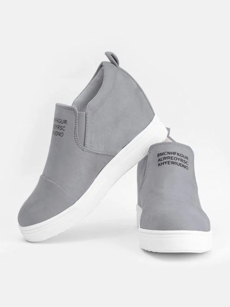 Autumn and Winter Women's Shoes, Wedges, Flat Bottom, Increased Round Head Casual Shoes Large Size
Autumn and Winter Women's Shoes, Wedges, Flat Bottom, Increased Round Head Casual Shoes Large Size