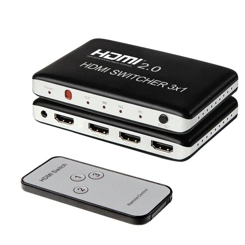 4K 60 Гц 3x1 HDMI 2,0 переключатель 3 входа 1 выход видео конвертер для PS3 PS4 PS5 ТВ приставки DVD XBOX компьютера ПК к HD ТВ
4K 60 Гц 3x1 HDMI 2,0 переключатель 3 входа 1 выход видео конвертер для PS3 PS4 PS5 ТВ приставки DVD XBOX компьютера ПК к HD ТВ