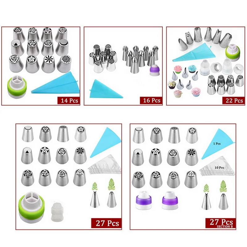 22pcs/Set Russian Tulip Icing Piping Nozzles Stainless Steel Flower Cream Pastry Tips Nozzles Bag Cupcake Cake Decorating Tools
22pcs/Set Russian Tulip Icing Piping Nozzles Stainless Steel Flower Cream Pastry Tips Nozzles Bag Cupcake Cake Decorating Tools
