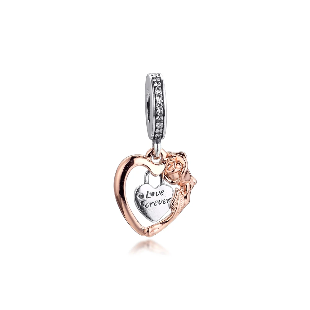 CKK Silver 925 Jewelry Heart & Rose Flower Dangle Charm Fits Original Bracelets Sterling Beads
CKK Silver 925 Jewelry Heart & Rose Flower Dangle Charm Fits Original Bracelets Sterling Beads