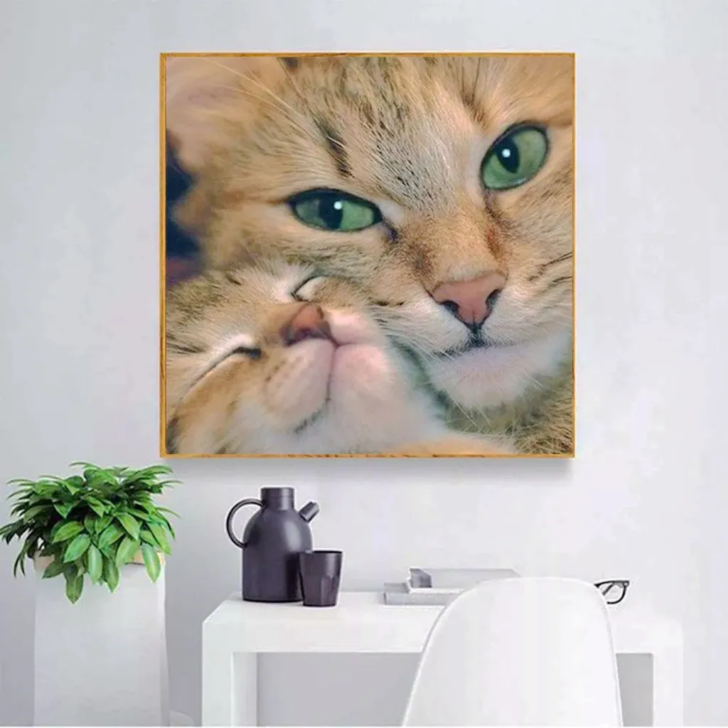 Animal New 5D Handmade DIY Square Diamond Painting "Kittens" Art Crafts Cross Sticked Diamond Embroidered Home Decoration Gift
Animal New 5D Handmade DIY Square Diamond Painting "Kittens" Art Crafts Cross Sticked Diamond Embroidered Home Decoration Gift