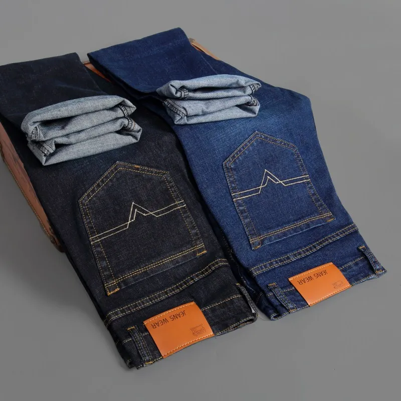 Men's Jeans Fashion Popular Cotton Jean Men's bBusiness Casual Large Size Straight Trousers Zipper Casual Jeans Men's Clothing
Men's Jeans Fashion Popular Cotton Jean Men's bBusiness Casual Large Size Straight Trousers Zipper Casual Jeans Men's Clothing