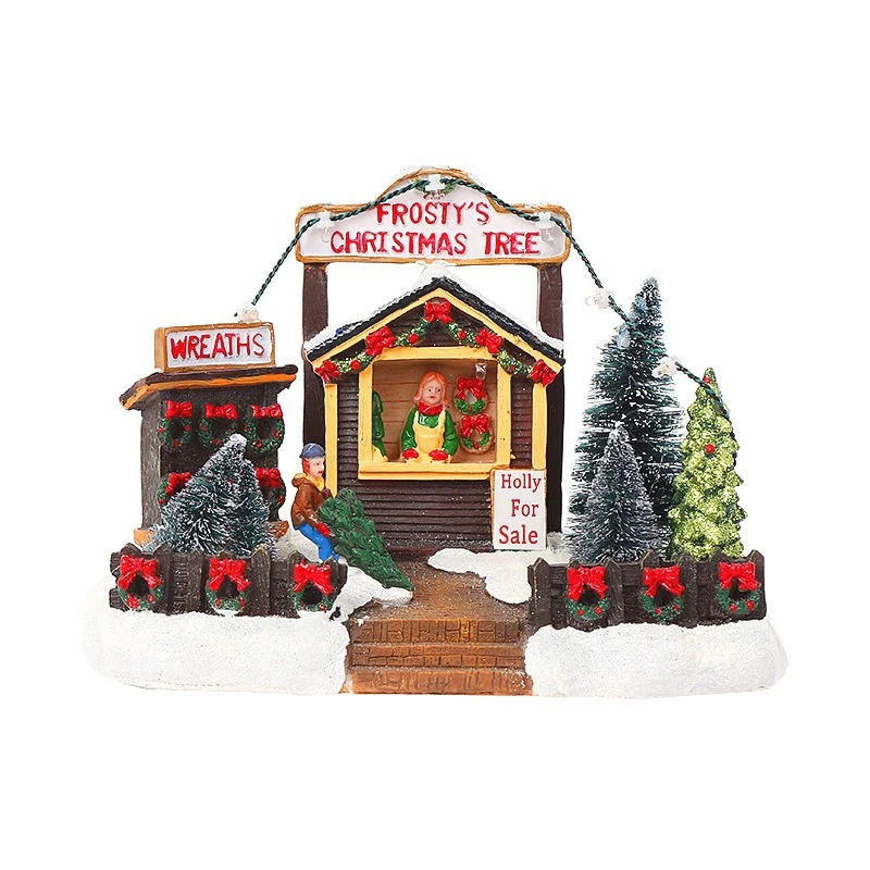 Light Up Christmas Houses Village Home Desktop Decor Statue House Tree Snow Country Christmas Decorations
Light Up Christmas Houses Village Home Desktop Decor Statue House Tree Snow Country Christmas Decorations