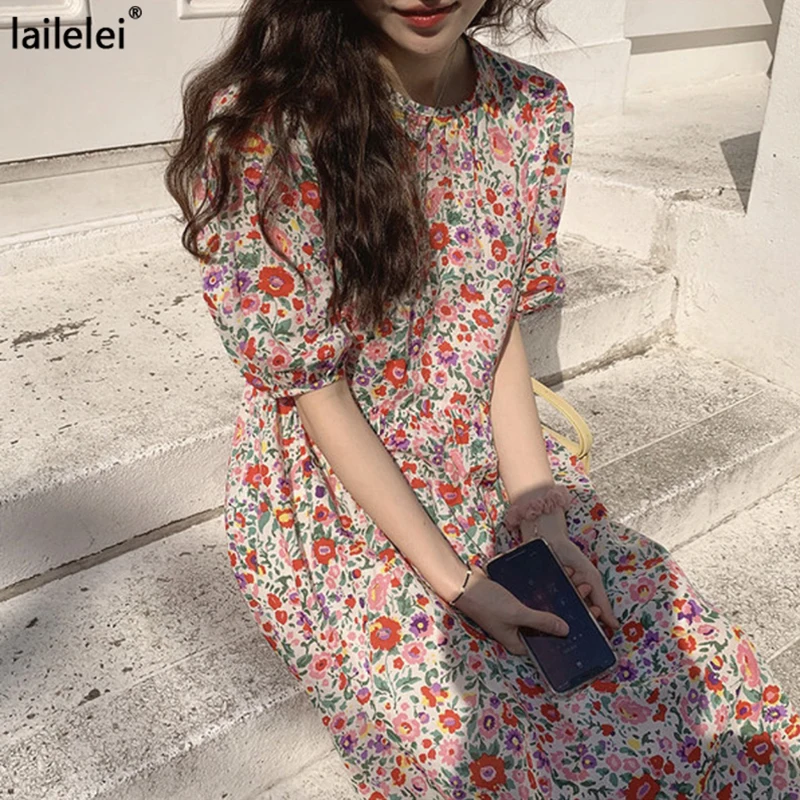 O-Neck Puff Sleeve Floral Dress Midi 2021 Summer Maxi Dresses For Women Beach Vintage Harajuku Robe Grande Taille Femme Jurken
O-Neck Puff Sleeve Floral Dress Midi 2021 Summer Maxi Dresses For Women Beach Vintage Harajuku Robe Grande Taille Femme Jurken