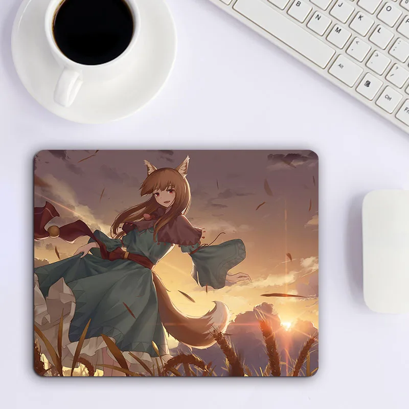 Small Mousepad Nice Cute Cartoon Pattern of Spice and Wolf Pink Mouse Pad Gamer Gamers Accessories Gaming Computer Table Deskpad
Small Mousepad Nice Cute Cartoon Pattern of Spice and Wolf Pink Mouse Pad Gamer Gamers Accessories Gaming Computer Table Deskpad