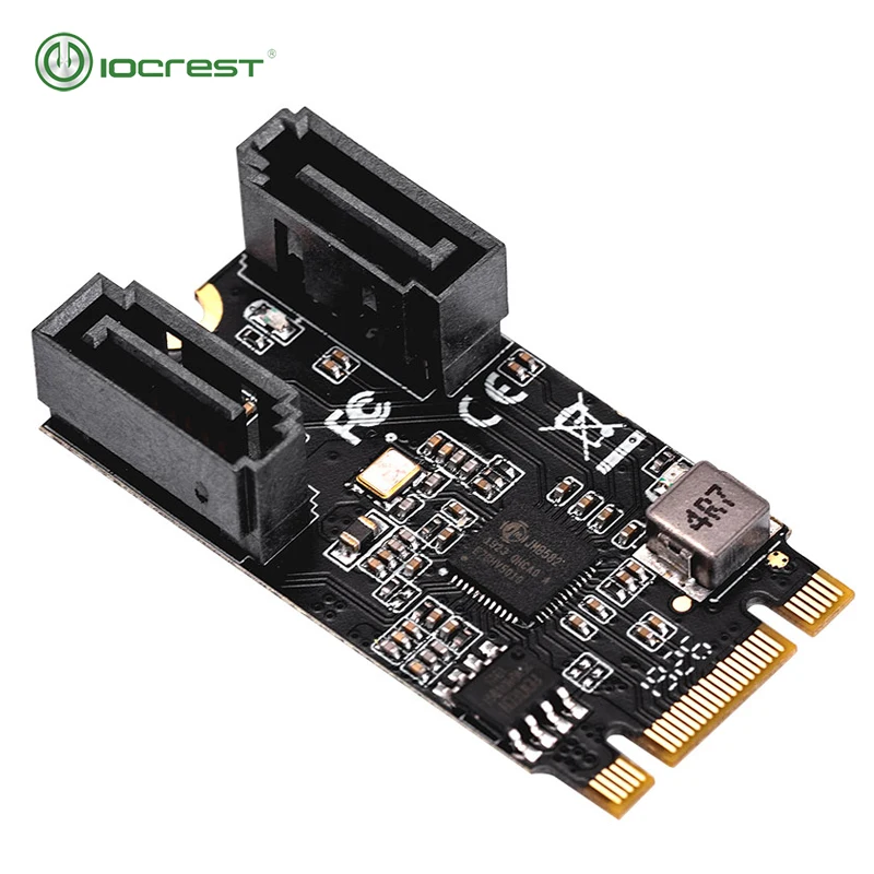 IOCREST 2 Port SATA III 6gb/s M.2 22x42 M Key and B Key Controller Adapter Card SATA 6G Internal
IOCREST 2 Port SATA III 6gb/s M.2 22x42 M Key and B Key Controller Adapter Card SATA 6G Internal