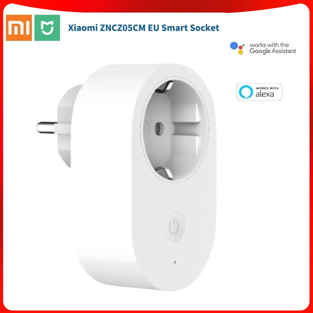 Xiaomi mijia EU умная розетка работает с Google assistant Alexa пульт дистанционного управления