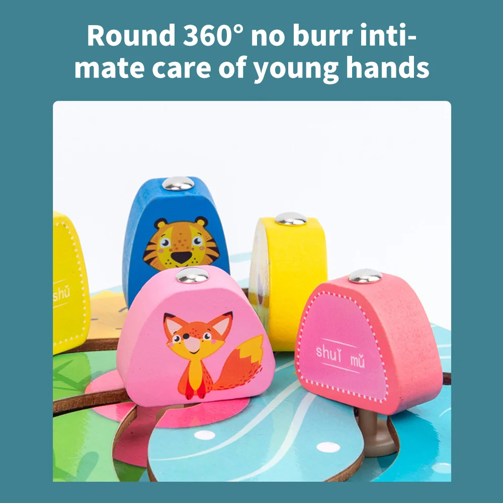Colorful Magnetic Fishing Walking Maze Game Puzzle Animal Cognitive Educational Toy Set Wooden Early Learning Matching Toys
Colorful Magnetic Fishing Walking Maze Game Puzzle Animal Cognitive Educational Toy Set Wooden Early Learning Matching Toys