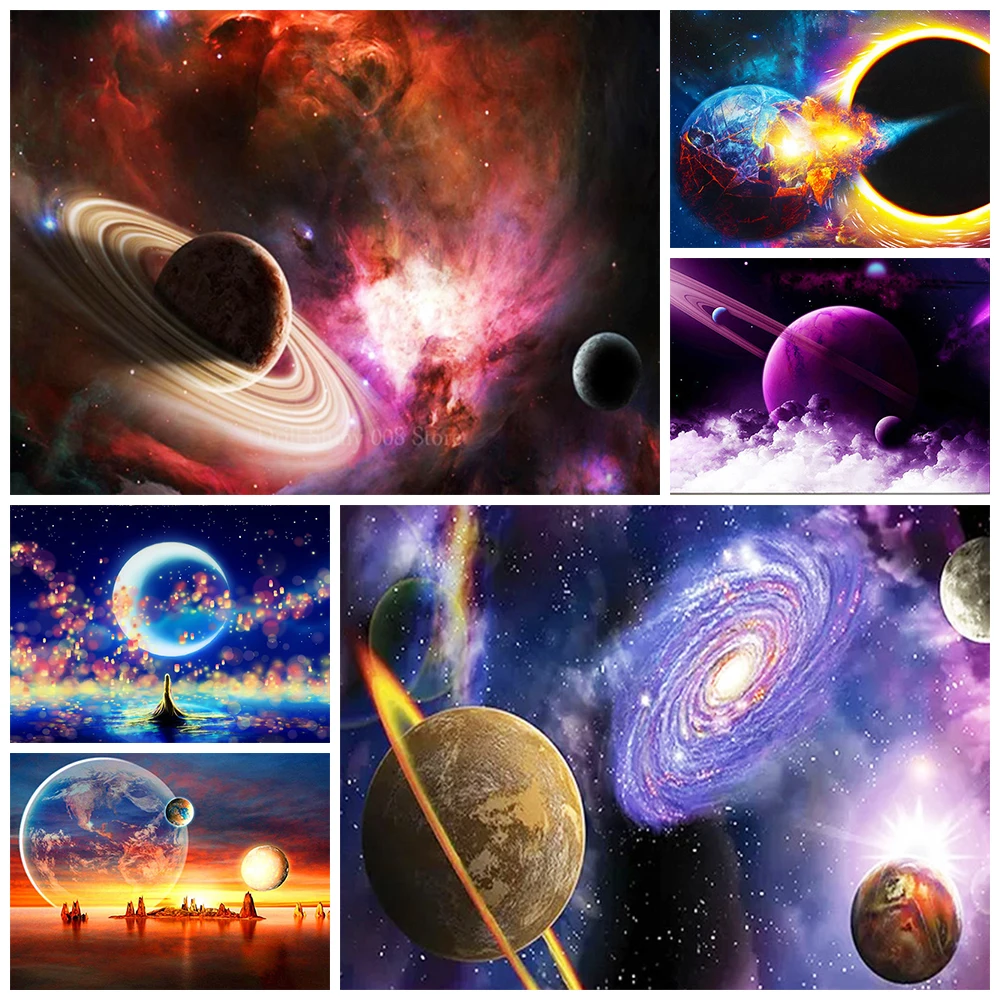 MUXUN 5D DIY Diamond Painting Space Scenery Mosaic Diamond Embroidery Cosmic Wonder Cross Stitch Kit Home Decoration Art Gift
MUXUN 5D DIY Diamond Painting Space Scenery Mosaic Diamond Embroidery Cosmic Wonder Cross Stitch Kit Home Decoration Art Gift