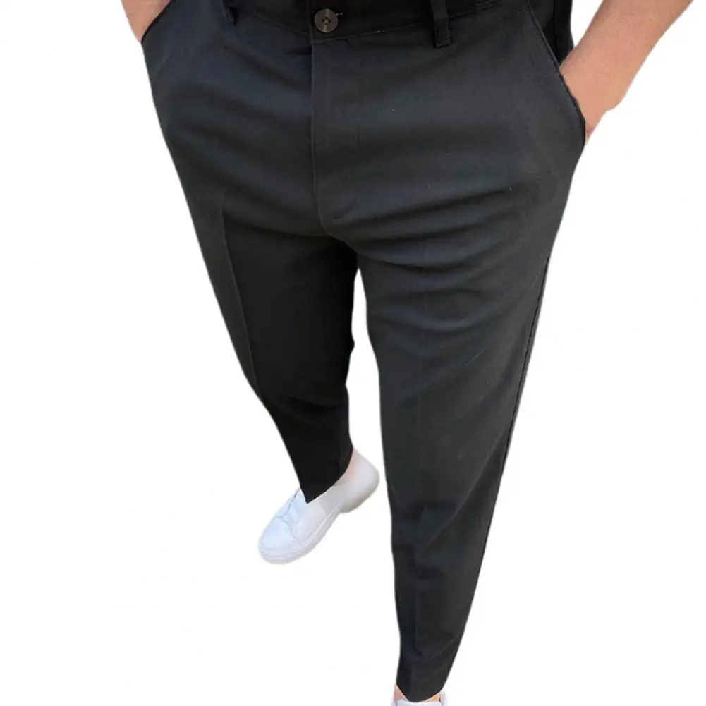 Dropshipping!! Men Pants Solid Color Slim Business Straight Wash-and-wear Long Trousers for Business
Dropshipping!! Men Pants Solid Color Slim Business Straight Wash-and-wear Long Trousers for Business