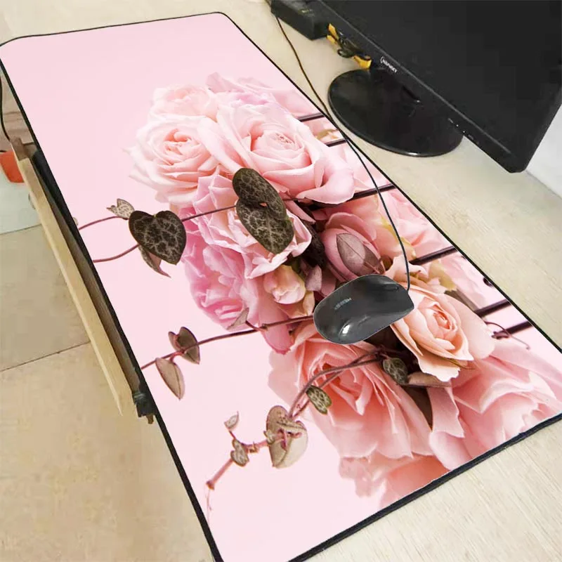 Mairuige Pink Flower Game Mousepad Rubber Mat Game Mouse Pad Playing Large Lock Edge Mouse Keyboard Big Pads for CSGO DOTA
Mairuige Pink Flower Game Mousepad Rubber Mat Game Mouse Pad Playing Large Lock Edge Mouse Keyboard Big Pads for CSGO DOTA