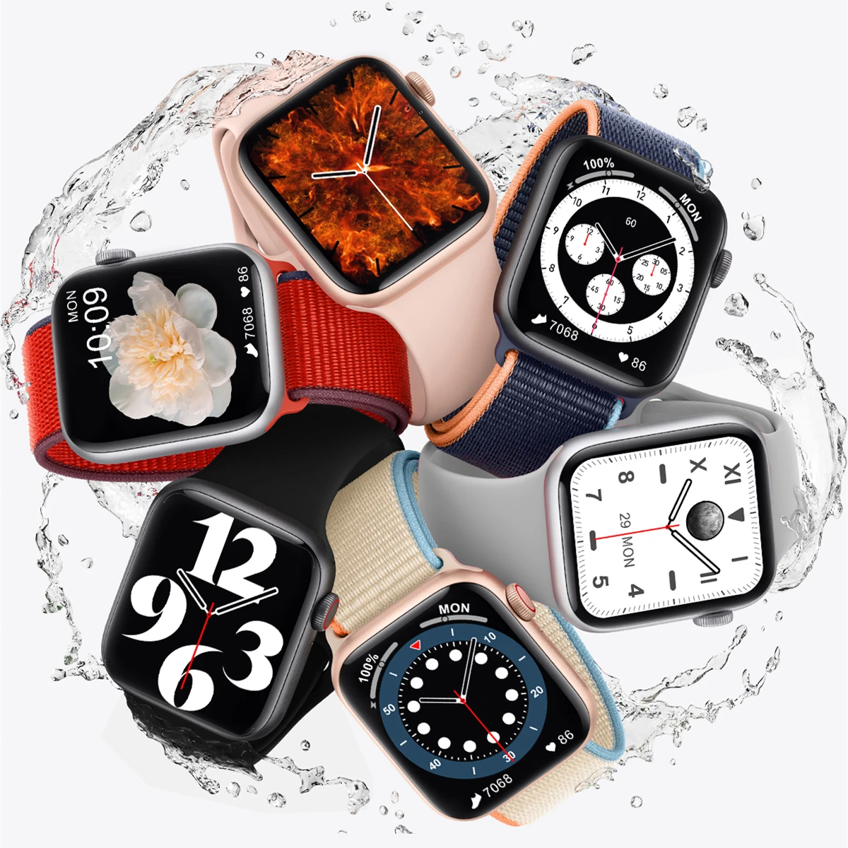 Смарт-часы PK IWO 13 Pro W46 W56 Series 6 умные часы для мужчин и женщин с функцией