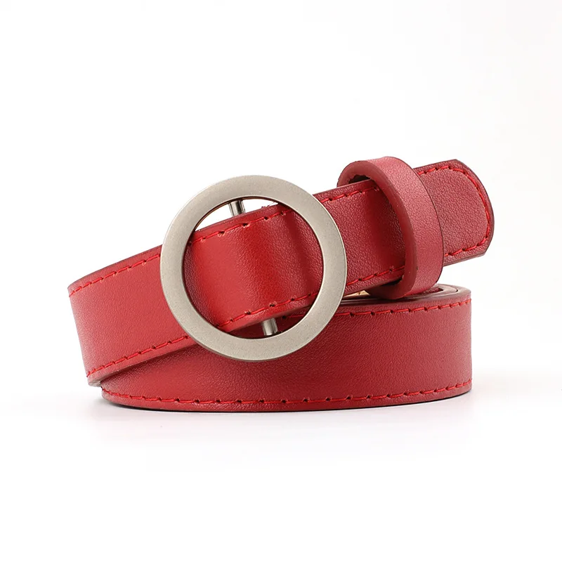 Retro Women Lady Belt Metal Round Circle Buckle Waistband High Quality Leather Waist Belt Designer Fashion Belt Luxury Straps
Retro Women Lady Belt Metal Round Circle Buckle Waistband High Quality Leather Waist Belt Designer Fashion Belt Luxury Straps
