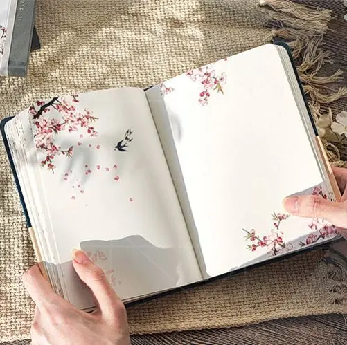 Color Inside Page Notebook Chinese Style Creative Hardcover Diary Books Weekly Planner Handbook Scrapbook Beautiful Gift
Color Inside Page Notebook Chinese Style Creative Hardcover Diary Books Weekly Planner Handbook Scrapbook Beautiful Gift