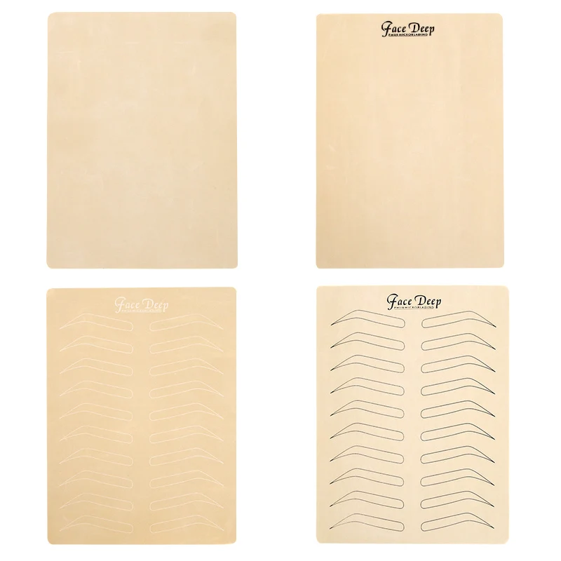 10Pcs No ink required Rubber Practice Skin 4 Type Tattoo Eyebrow Training Tool Microblading Permanent Makeup Supply For Beginner
10Pcs No ink required Rubber Practice Skin 4 Type Tattoo Eyebrow Training Tool Microblading Permanent Makeup Supply For Beginner
