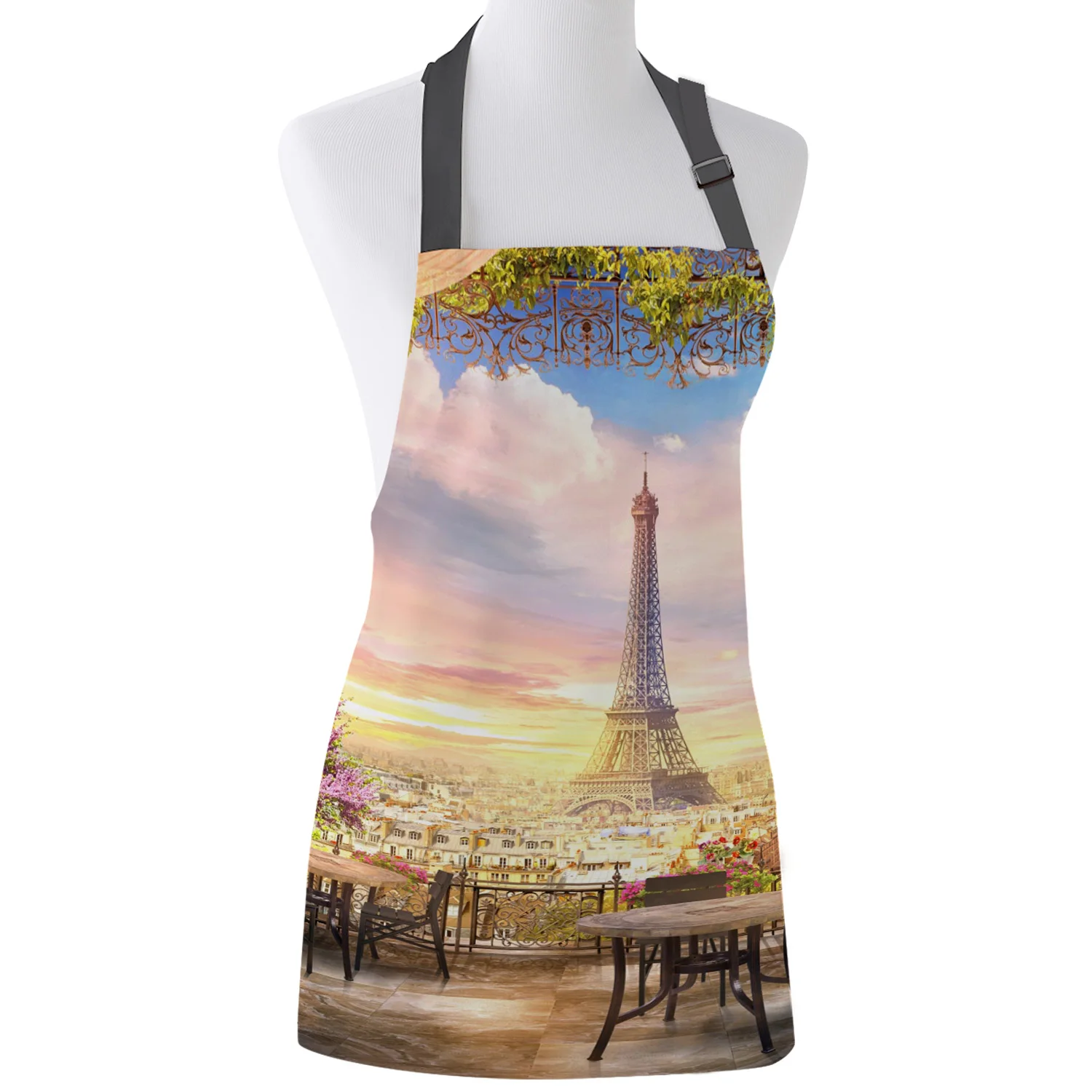 Paris Tower Scenic Street Flower Building Print Apron Print Unisex Kitchen Bib with Adjustable Neck for Cooking Gardening
Paris Tower Scenic Street Flower Building Print Apron Print Unisex Kitchen Bib with Adjustable Neck for Cooking Gardening
