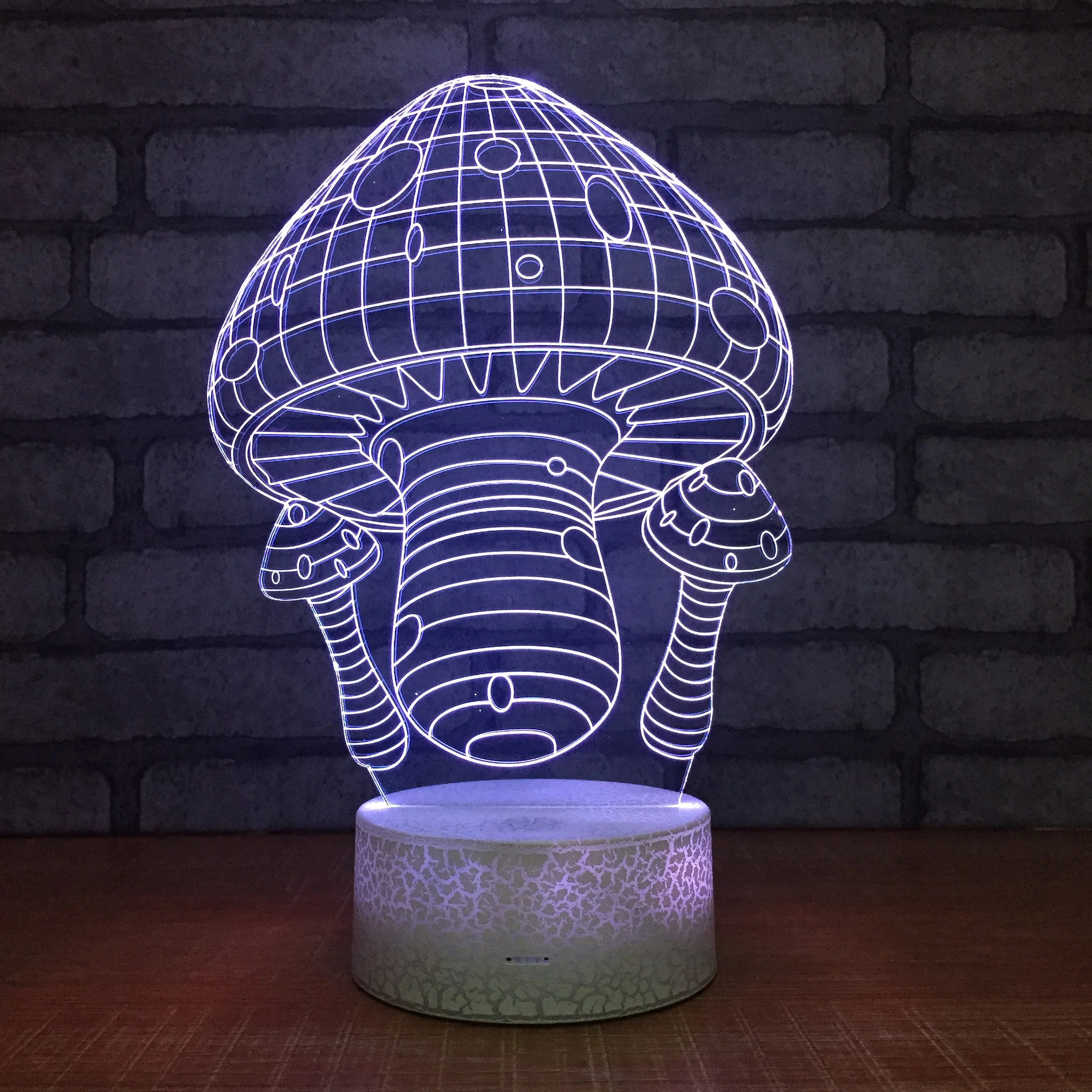 Mushroom 7 Color Changing LED 3D Night Light Touc Remote USB Table Desk Lamp for Home Bedroom Decor Kids Gift 
Mushroom 7 Color Changing LED 3D Night Light Touc Remote USB Table Desk Lamp for Home Bedroom Decor Kids Gift