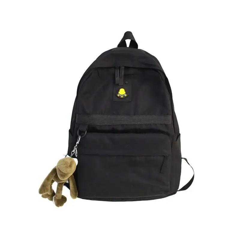 Black Women and Men Backpack New Fashionable Simple Style Large Capacity Rucksack High Quality Mochila School Bag Solid Bagpack
Black Women and Men Backpack New Fashionable Simple Style Large Capacity Rucksack High Quality Mochila School Bag Solid Bagpack