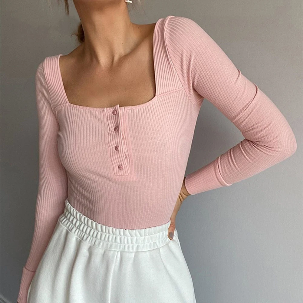 DOSSNI Bodysuit Long-Sleeve Sexy Ladies Fall Solid Mujer Knitted Winter Romper Button Skinny Tops Casual Streetwear Tees 2020
DOSSNI Bodysuit Long-Sleeve Sexy Ladies Fall Solid Mujer Knitted Winter Romper Button Skinny Tops Casual Streetwear Tees 2020
