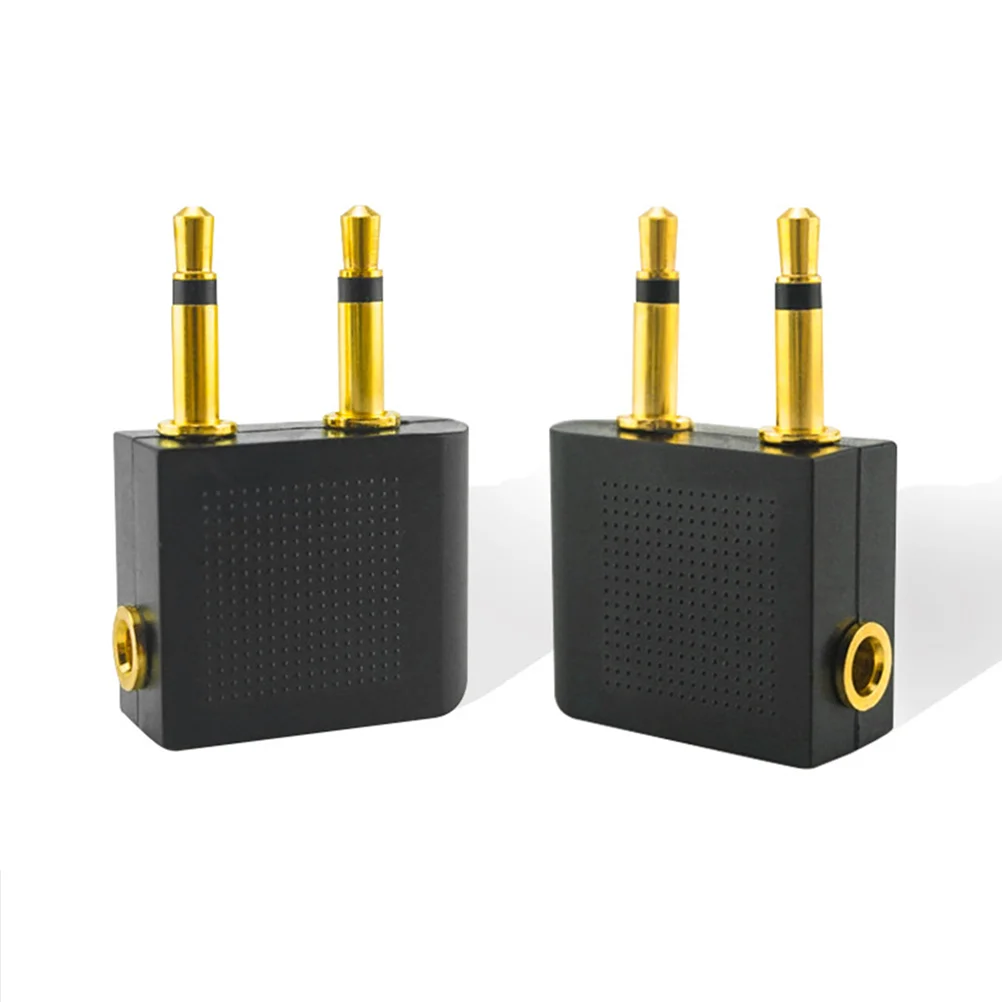2pcs Female Stereo To 2 Male Mono Airplane Headphone Jack Audio Adapter 3.5 Jack Socket Double Adapter
2pcs Female Stereo To 2 Male Mono Airplane Headphone Jack Audio Adapter 3.5 Jack Socket Double Adapter