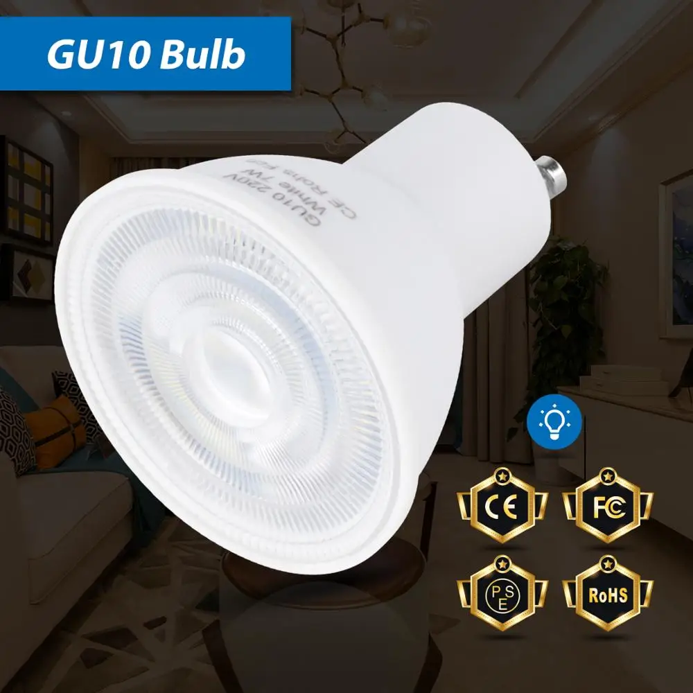 

WENNI â€‹LED Light E27 LED Bulb 220V GU10 Spotlight MR16 5W 7W GU5.3 Bombillas LED Lamp 240V gu 10 Lampara LED Spot Light Bulb E14